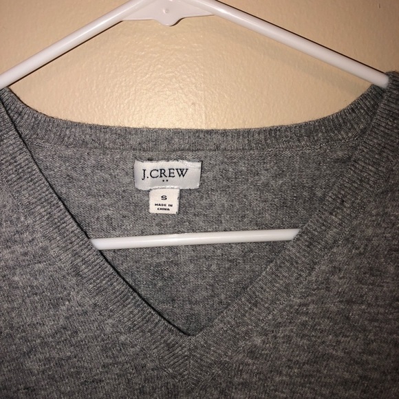 J Crew Factory Wool Blend V Neck Tunic Sweater BB086 - Picture 3 of 5